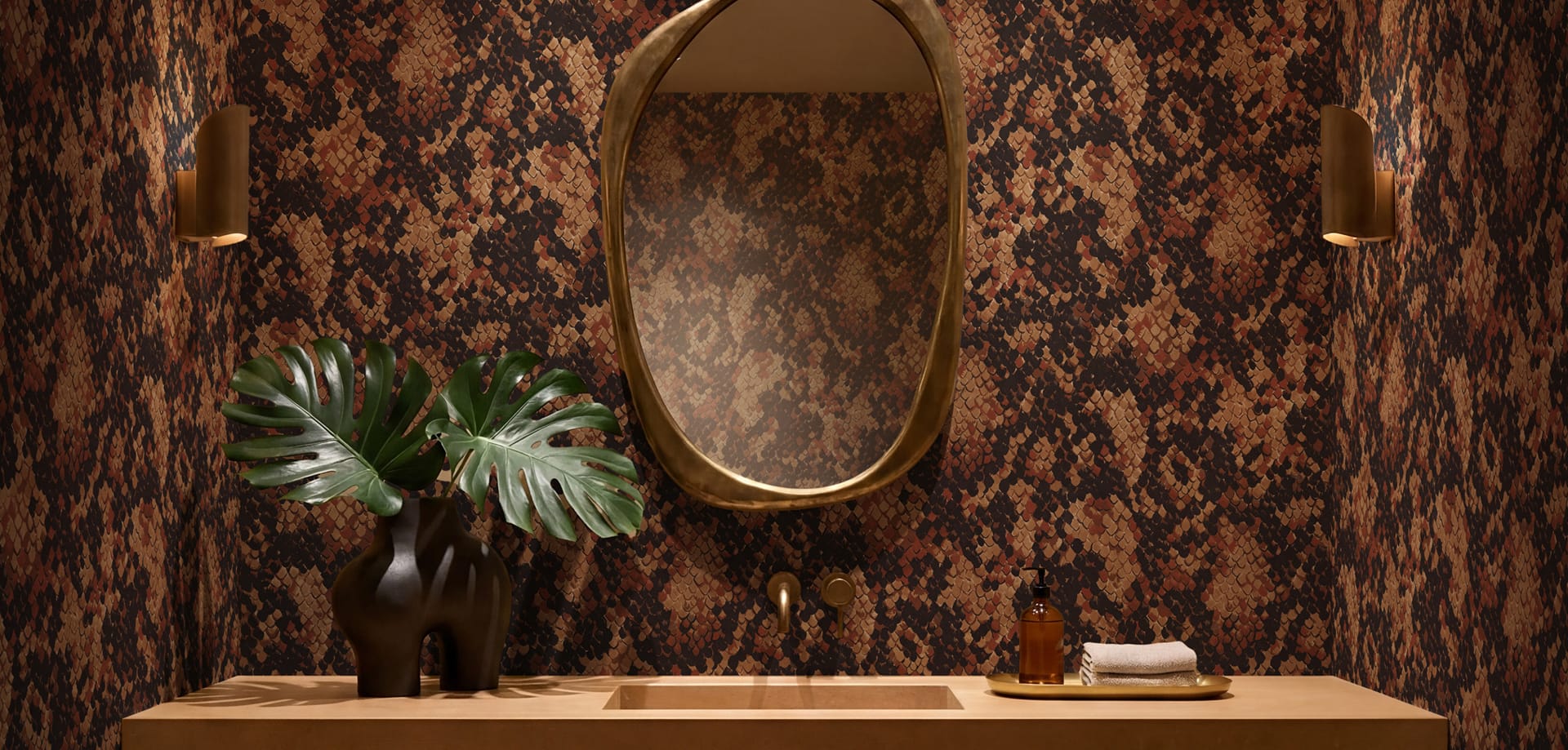 Premium wallpaper installation showcase